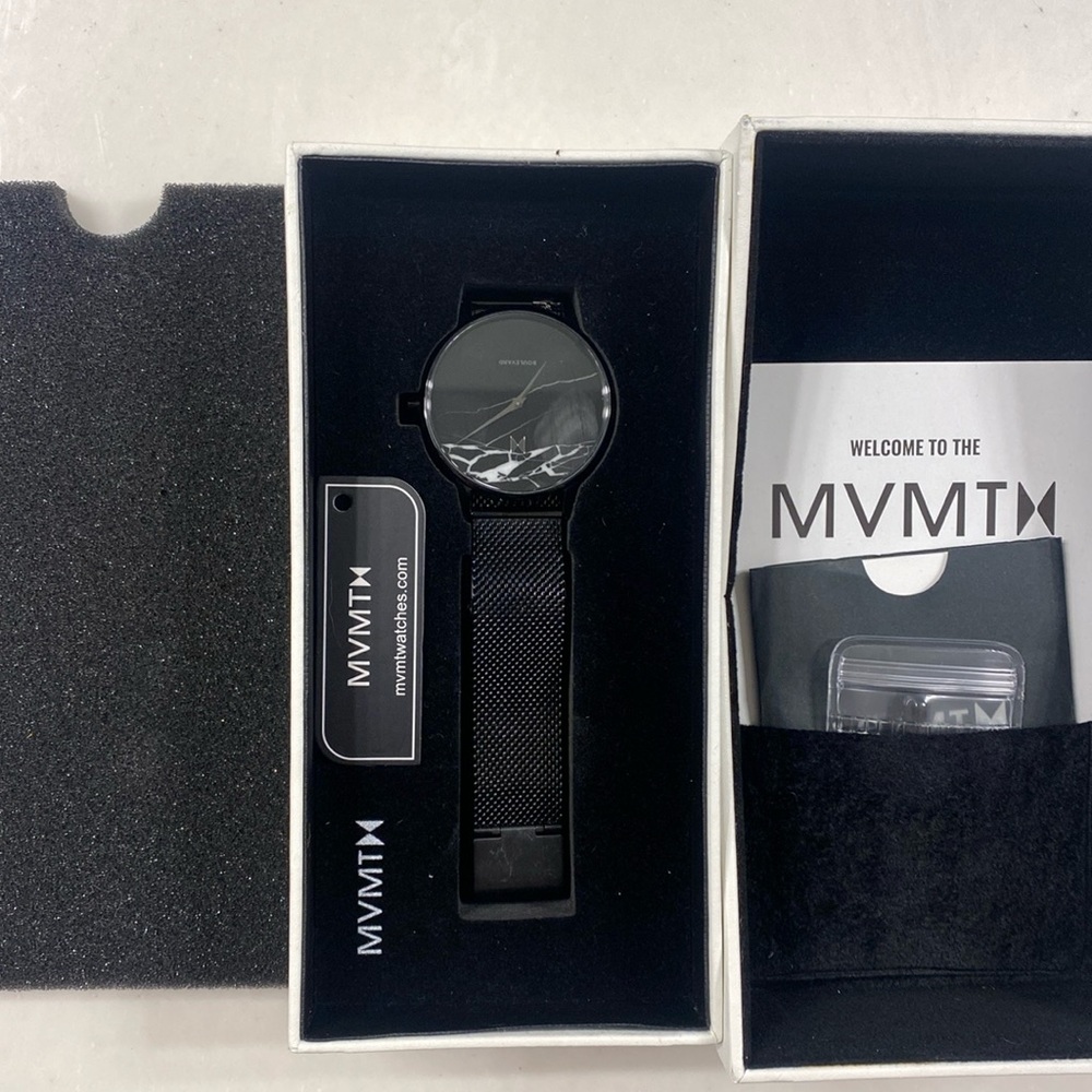 MVMT Melrose marble black watch